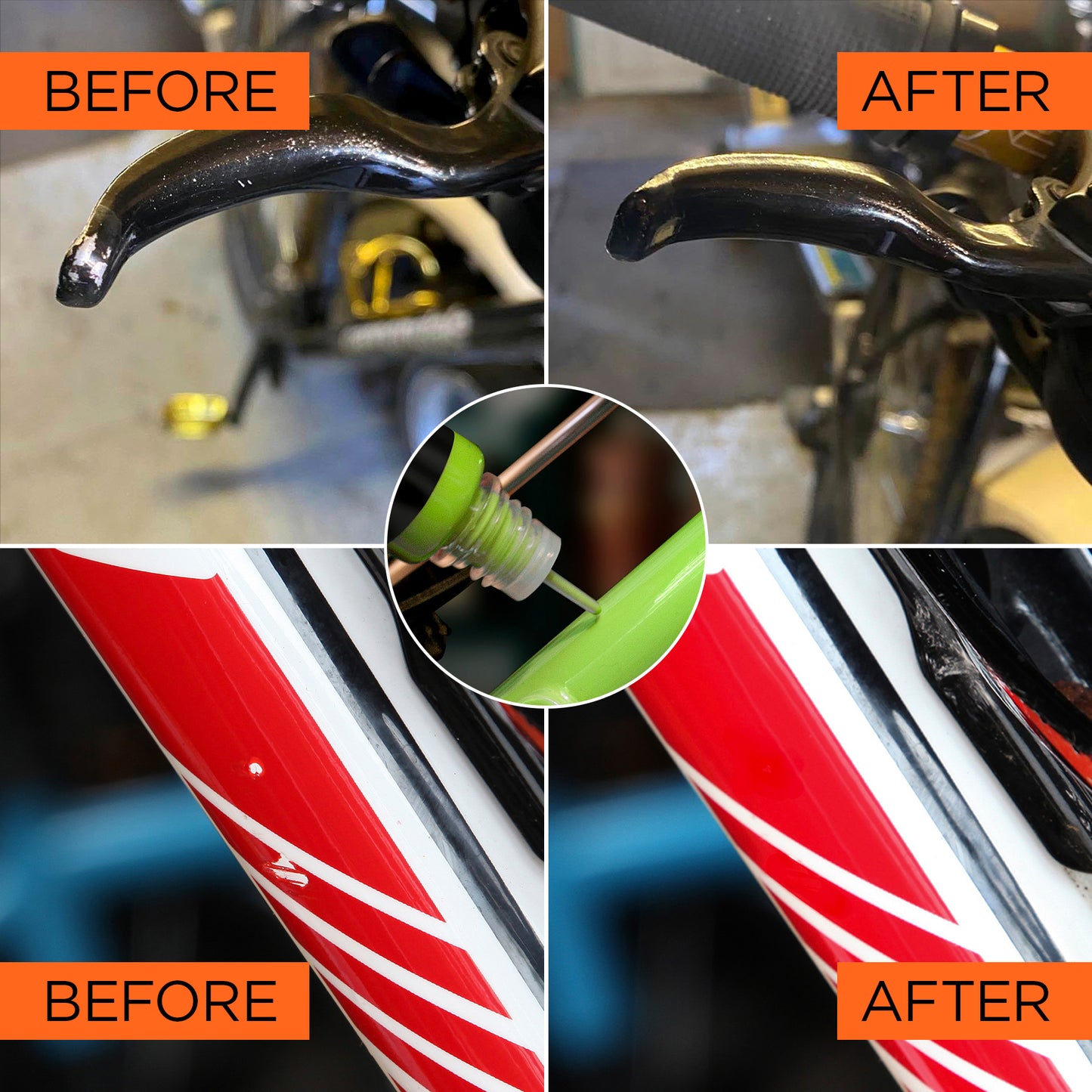 GPAINTBIKES 4 PACK - BLACK - WHITE - RED - CYAN
