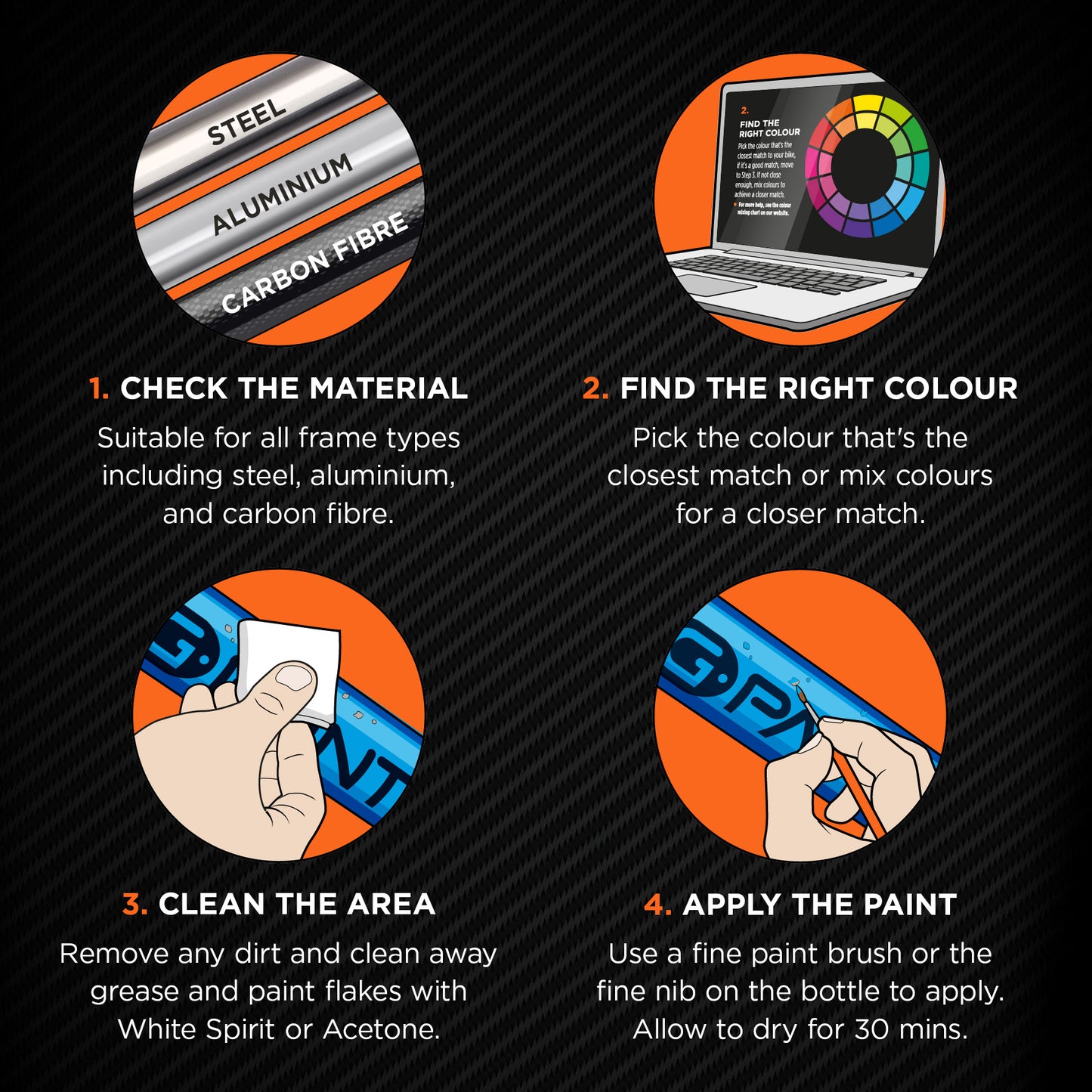 MiRiDER - GLOSS BLACK TOUCH UP PAINT