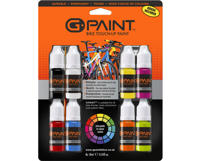 GPAINTBIKES 8 MULTI-PACK TOUCH UP PAINT