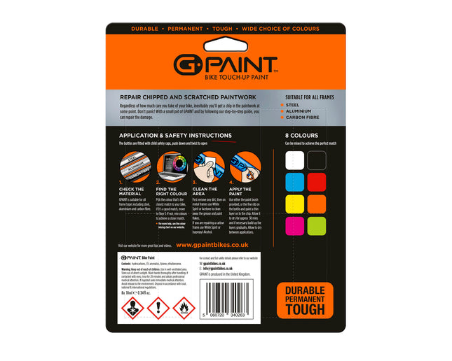 GPAINTBIKES 8 MULTI-PACK TOUCH UP PAINT