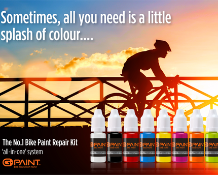 GPAINTBIKES 4 PACK - BLACK - WHITE - RED - CYAN