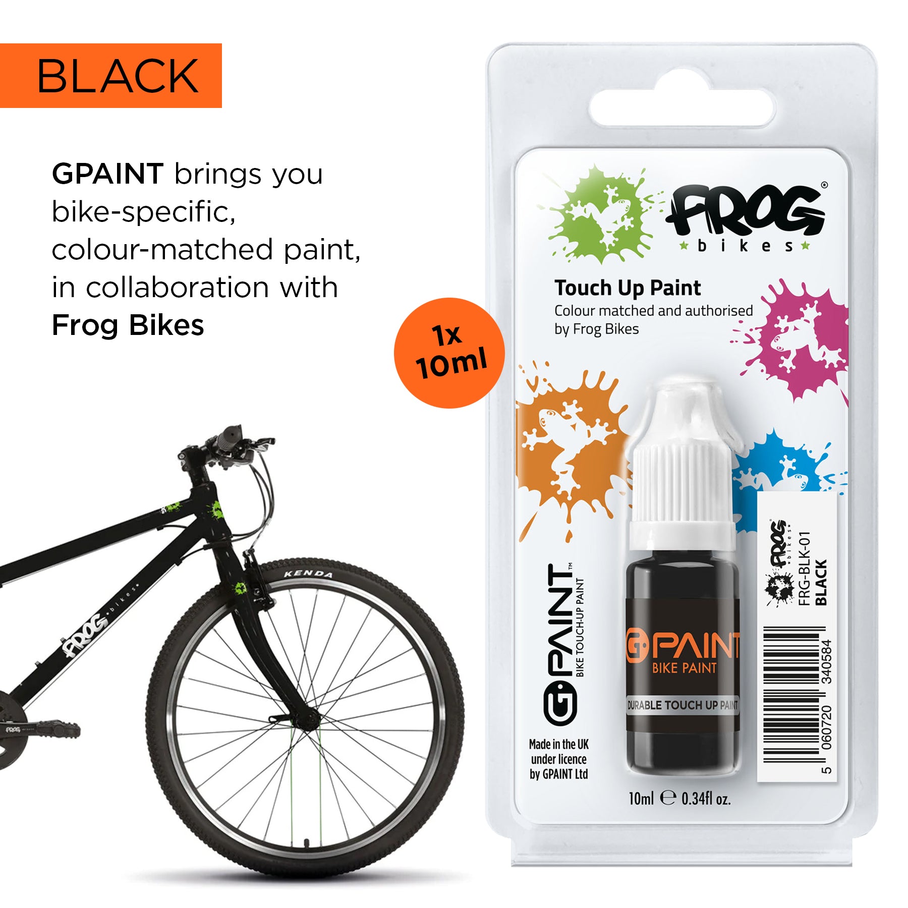 Black frog hot sale bike