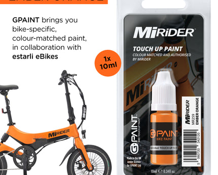 MiRiDER - EMBER ORANGE - TOUCH UP PAINT - NEW 2023 COLOUR