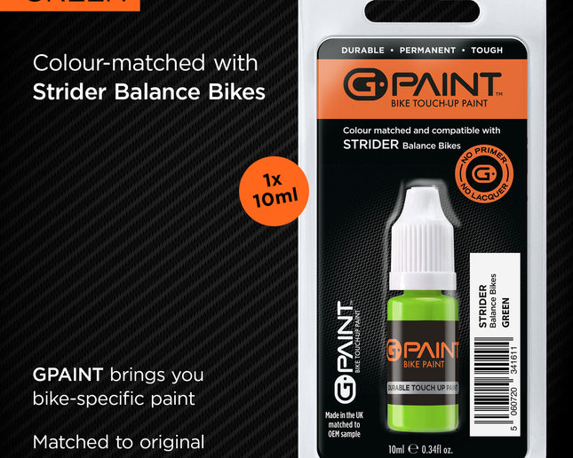 STRIDER BALANCE BIKE - GREEN GLOSS