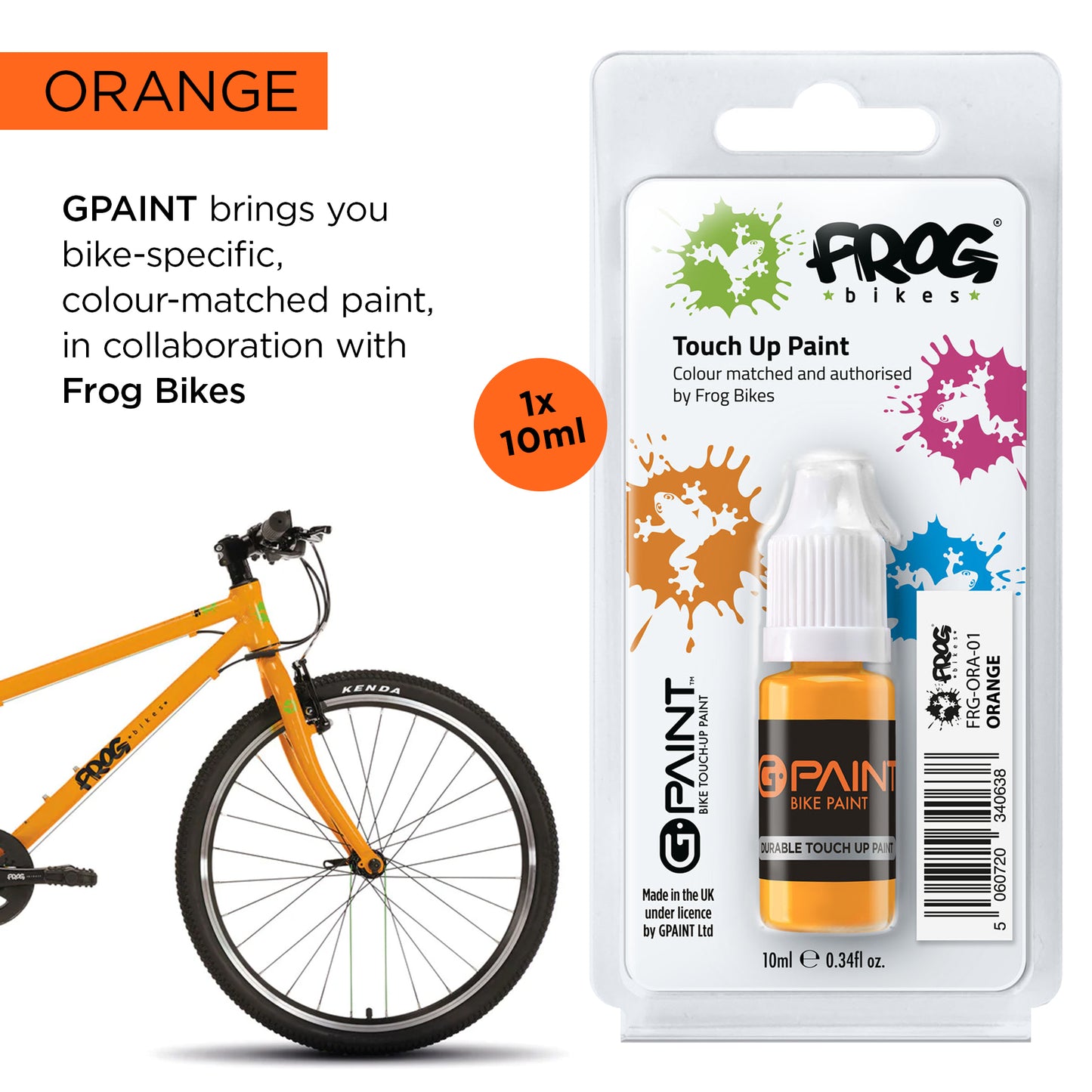 FROG BIKES ORANGE