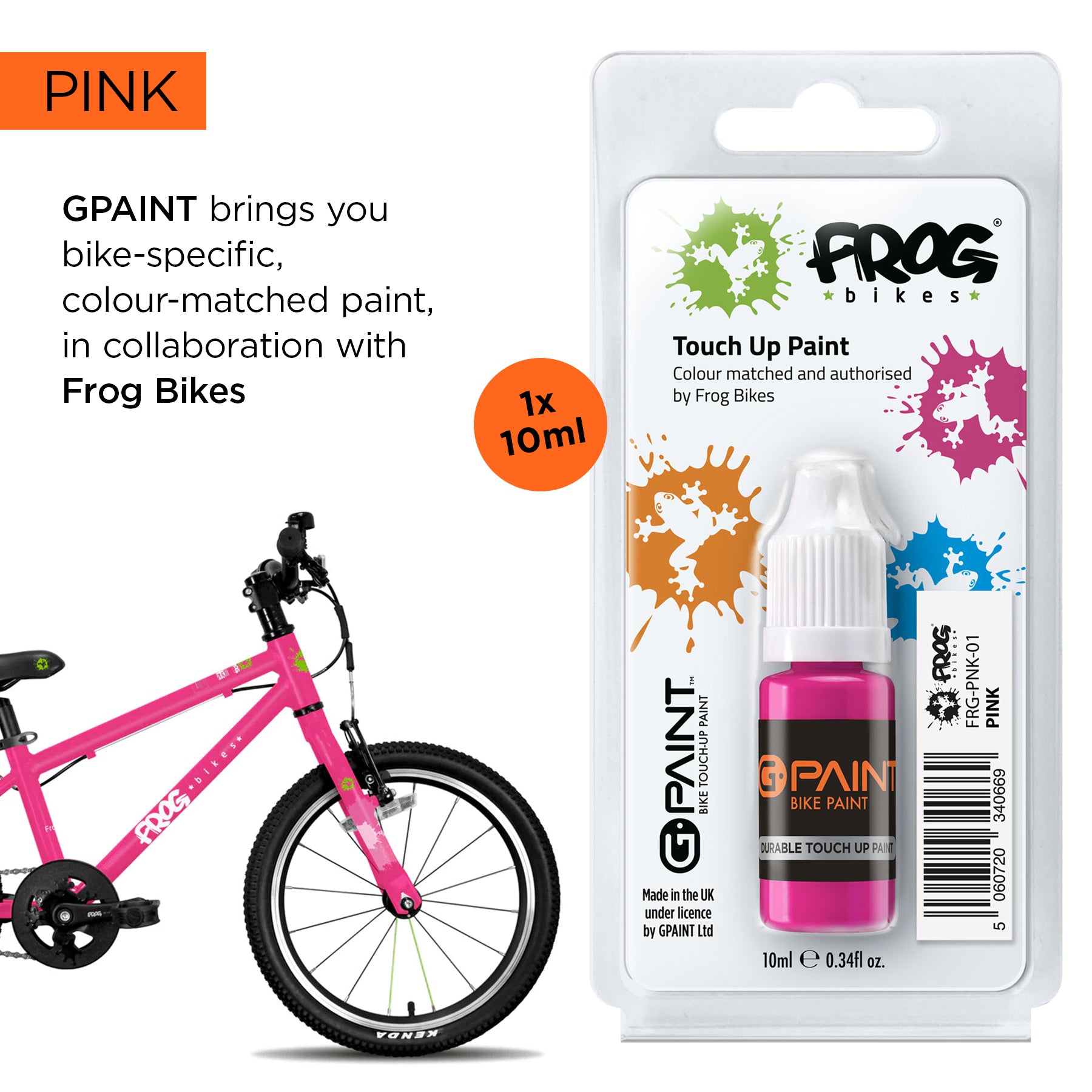 Pink on sale frog bike