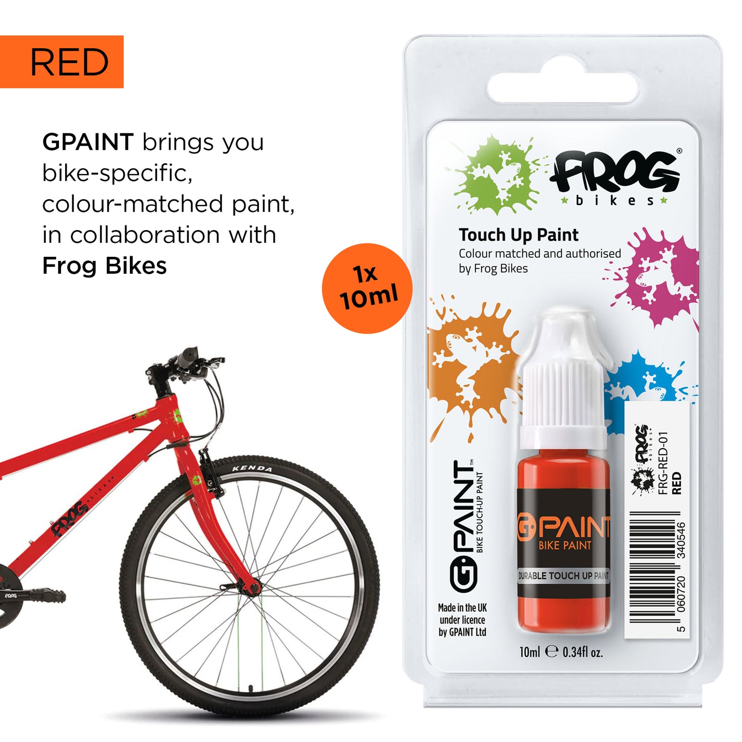 FROG BIKES RED