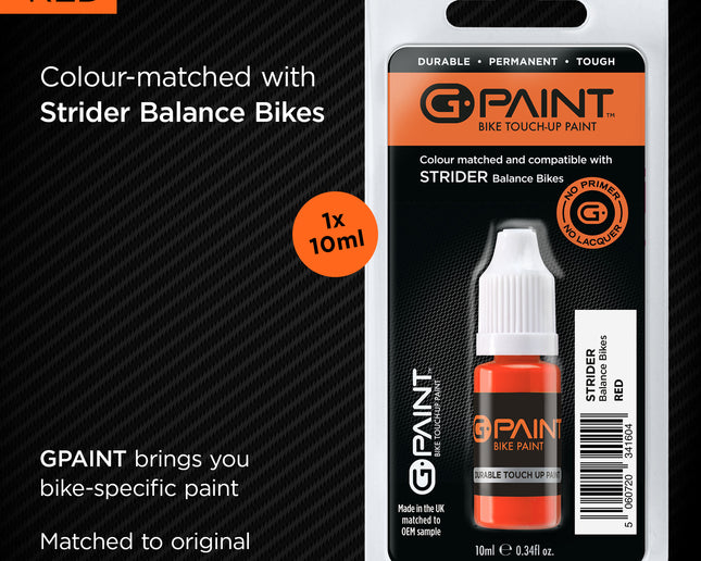 STRIDER BALANCE BIKE - RED GLOSS