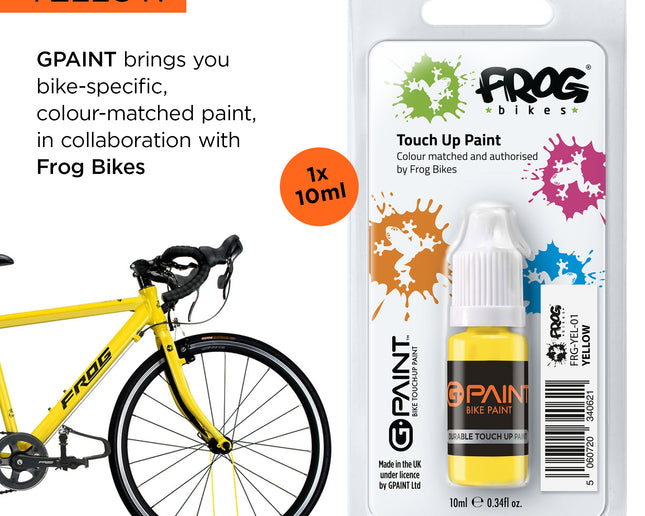 FROG BIKES YELLOW