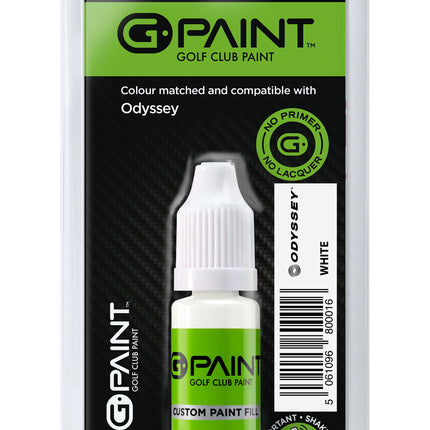 ODYSSEY PUTTER - WHITE - TOUCH UP PAINT - COVERS FULL RANGE